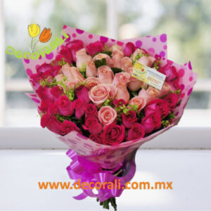 60 rosas en ramo