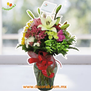 Rosas gerberas alstroemerias y lilis