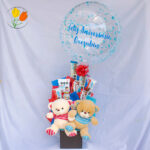 Globo personalizado dulces y peluche