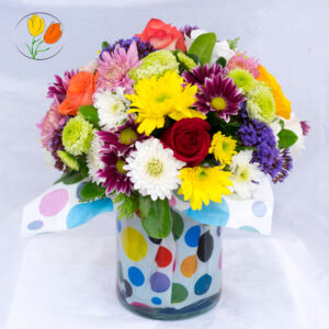 Colorido en base de vidrio