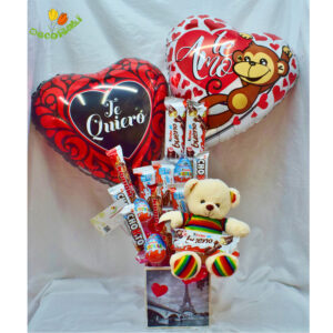 Kinder globos y peluche