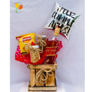 Caja con Johnnie Walker