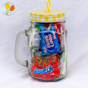 Mason Jar con dulces