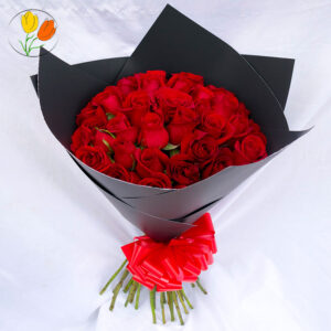 Ramo de 50 rosas rojas