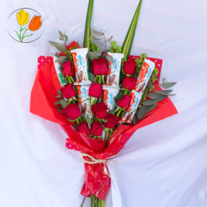 Rosas y Kinder delice